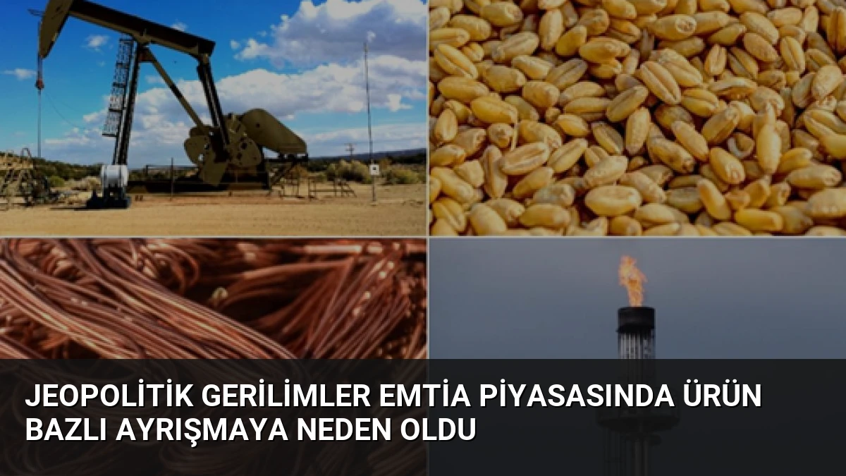 Jeopolitik Gerilimler Emtia Piyasasında Ürün Bazlı Ayrışmaya Neden Oldu