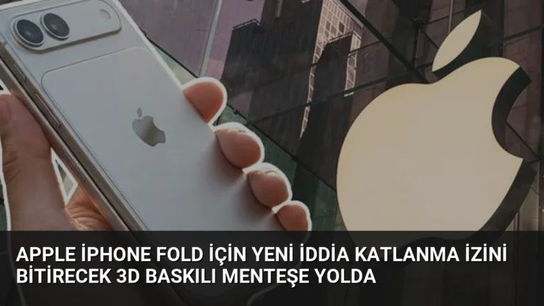 Apple iPhone Fold İçin Yeni İddia Katlanma İzini Bitirecek 3D Baskılı Menteşe Yolda