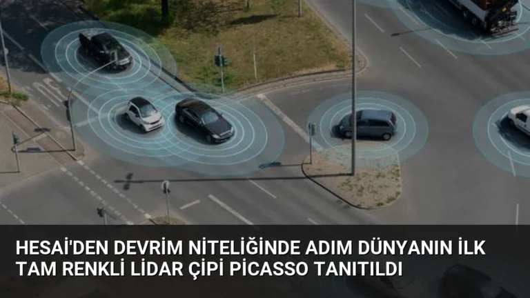Hesai’den Devrim Niteliğinde Adım Dünyanın İlk Tam Renkli LiDAR Çipi Picasso Tanıtıldı