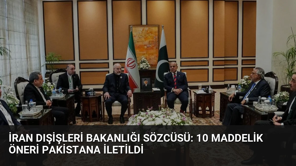 İran Dışişleri Bakanlığı Sözcüsü: 10 Maddelik Öneri Pakistana İletildi