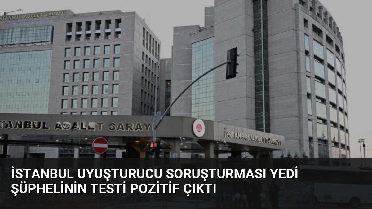 İstanbul Uyuşturucu Soruşturması Yedi Şüphelinin Testi Pozitif Çıktı
