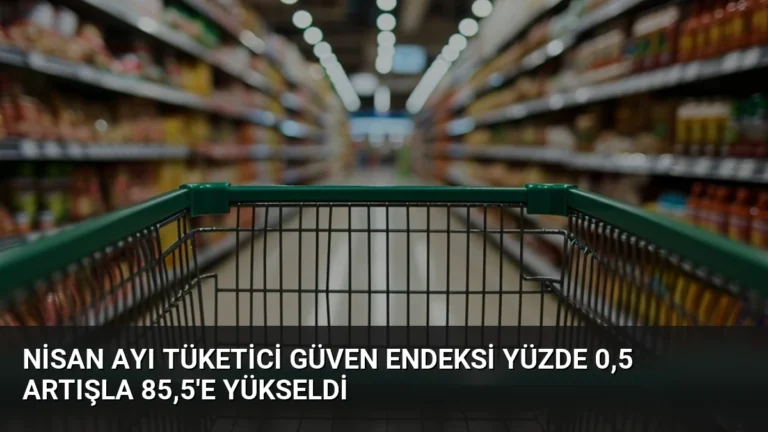 Nisan Ayı Tüketici Güven Endeksi Yüzde 0,5 Artışla 85,5’e Yükseldi