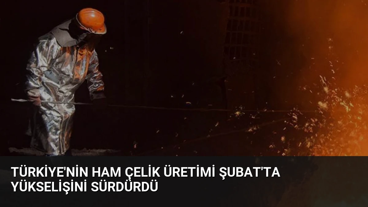 Türkiye’nin Ham Çelik Üretimi Şubat’ta Yükselişini Sürdürdü