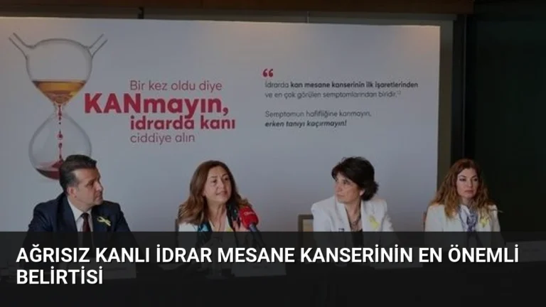 Ağrısız Kanlı İdrar Mesane Kanserinin En Önemli Belirtisi