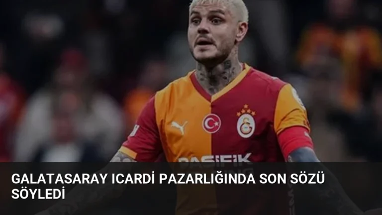 Galatasaray Icardi Pazarlığında Son Sözü Söyledi