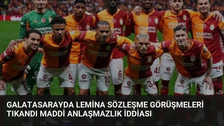 Galatasarayda Lemina Sözleşme Görüşmeleri Tıkandı Maddi Anlaşmazlık İddiası