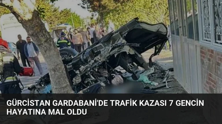 Gürcistan Gardabani’de Trafik Kazası 7 Gencin Hayatına Mal Oldu