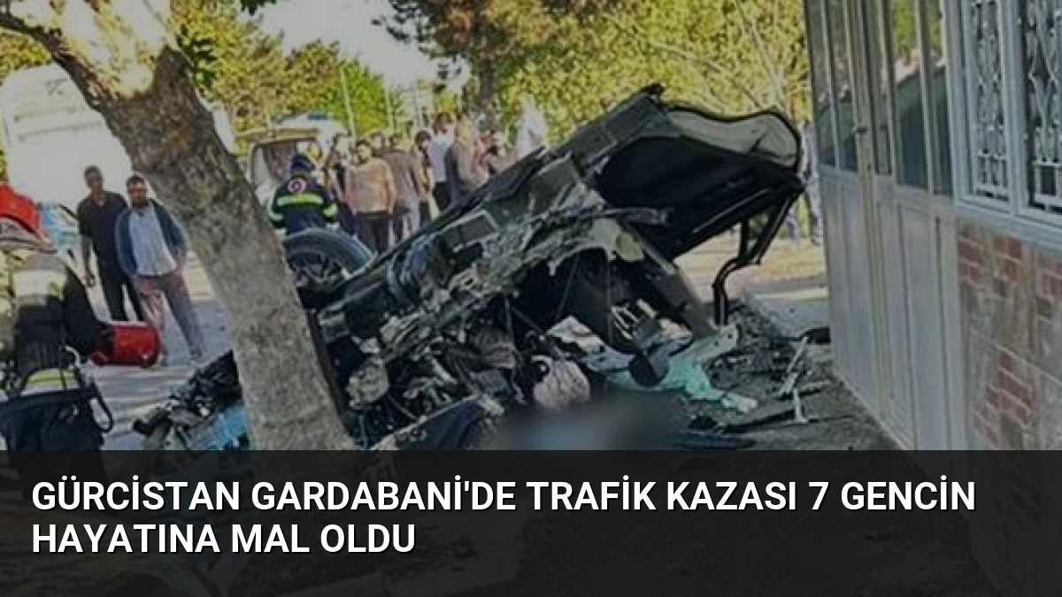 Gürcistan Gardabani’de Trafik Kazası 7 Gencin Hayatına Mal Oldu