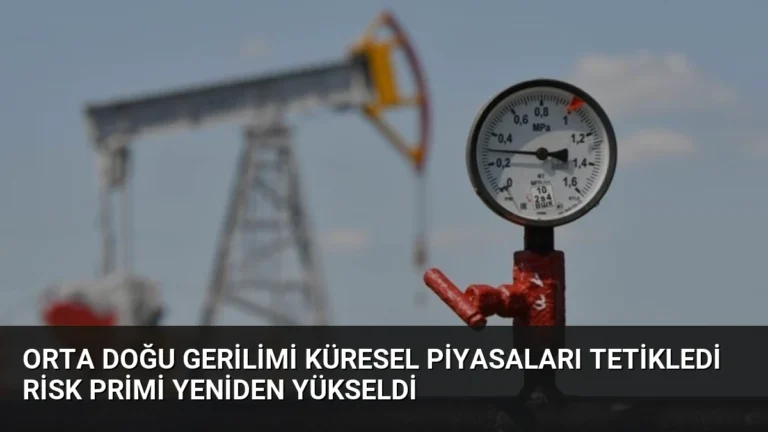 Orta Doğu Gerilimi Küresel Piyasaları Tetikledi Risk Primi Yeniden Yükseldi