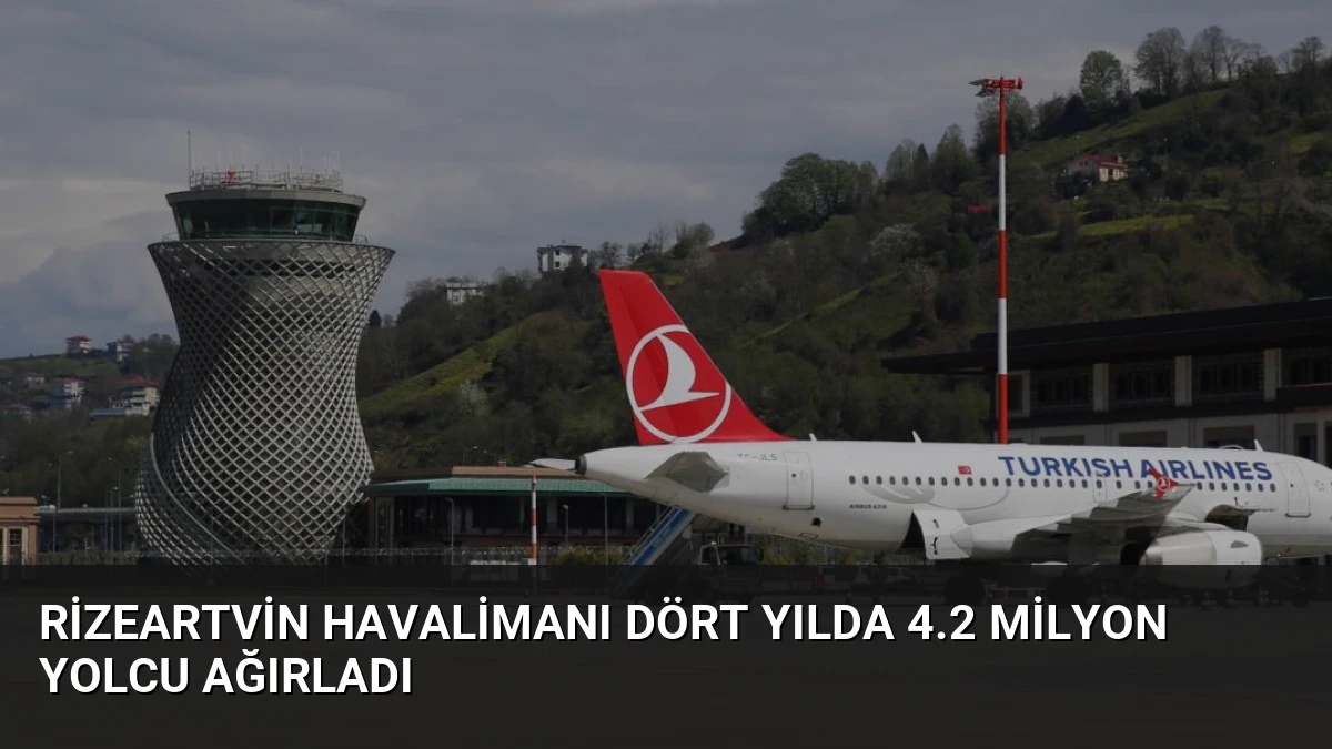 RizeArtvin Havalimanı Dört Yılda 4.2 Milyon Yolcu Ağırladı