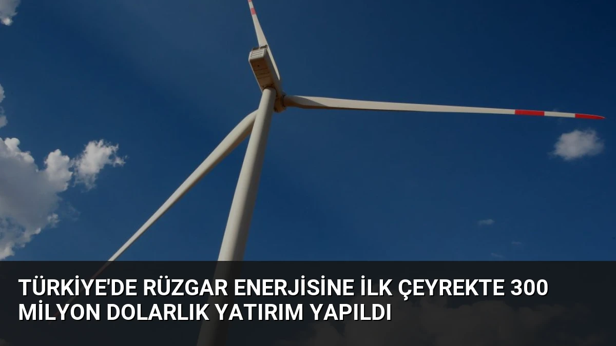 Türkiye’de Rüzgar Enerjisine İlk Çeyrekte 300 Milyon Dolarlık Yatırım Yapıldı