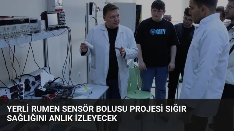 Yerli Rumen Sensör Bolusu Projesi Sığır Sağlığını Anlık İzleyecek