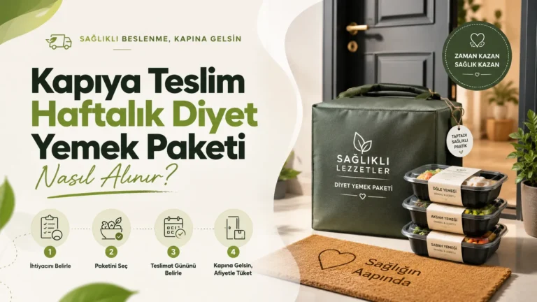 Kapıya Teslim Haftalık Diyet Yemek Paketi Nasıl Alınır?