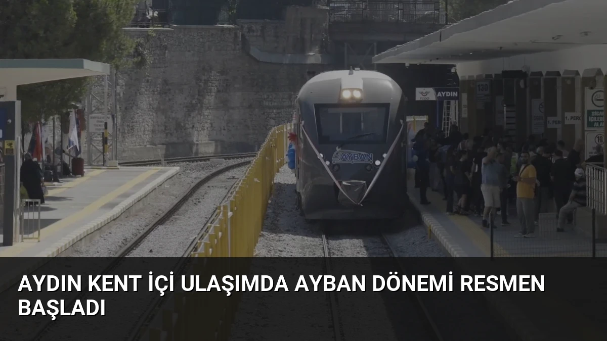 Aydın kent içi ulaşımda AYBAN dönemi resmen başladı