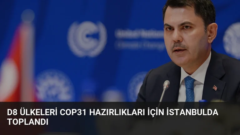 D8 ülkeleri COP31 hazırlıkları için İstanbulda toplandı