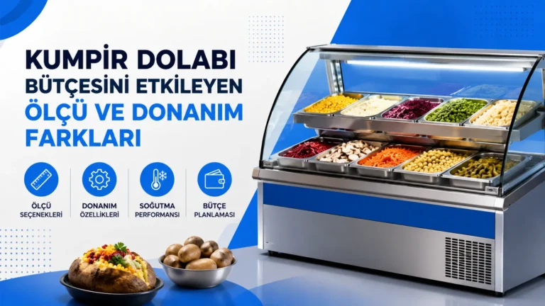 Kumpir Dolabı Bütçesini Etkileyen Ölçü ve Donanım Farkları