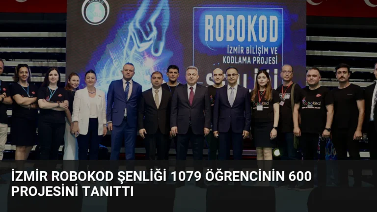 İzmir ROBOKOD Şenliği 1079 Öğrencinin 600 Projesini Tanıttı