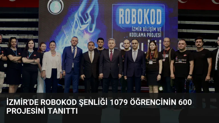 İzmir’de ROBOKOD Şenliği 1079 Öğrencinin 600 Projesini Tanıttı