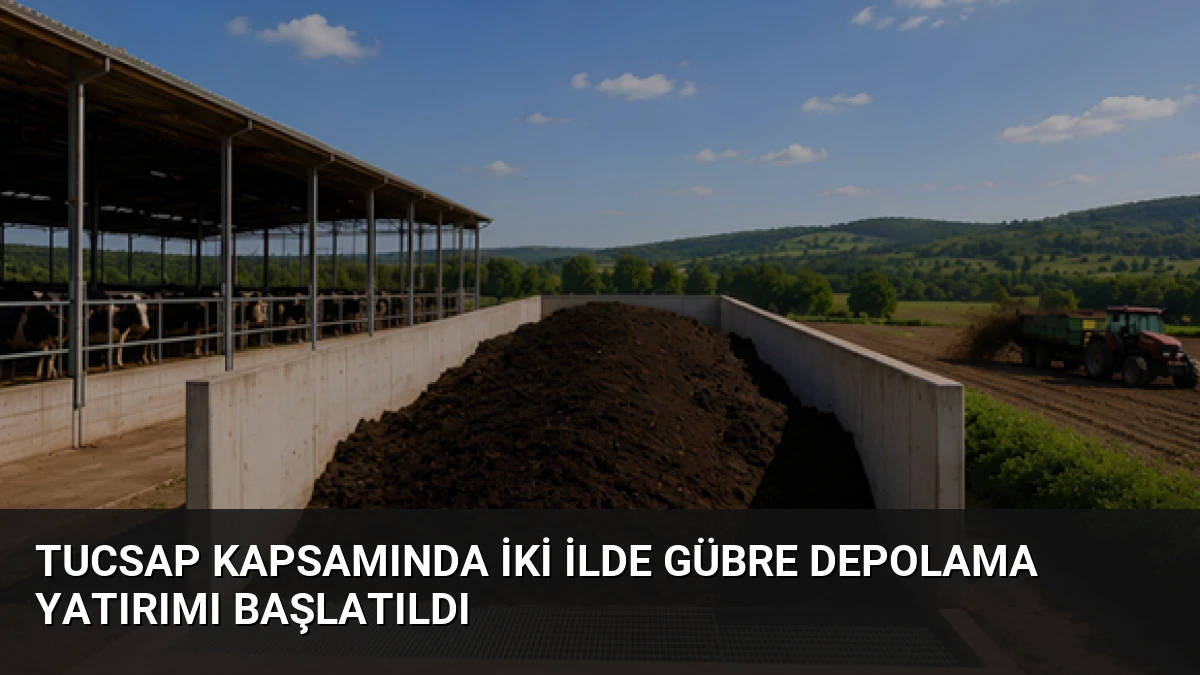 TUCSAP Kapsamında İki İlde Gübre Depolama Yatırımı Başlatıldı