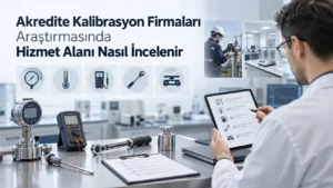 Akredite Kalibrasyon Firmaları Araştırmasında Hizmet Alanı Nasıl İncelenir
