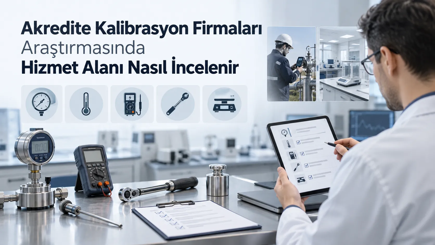 Akredite Kalibrasyon Firmaları Araştırmasında Hizmet Alanı Nasıl İncelenir