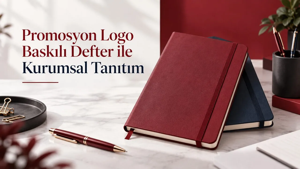 Promosyon Logo Baskılı Defter ile Kurumsal Tanıtım