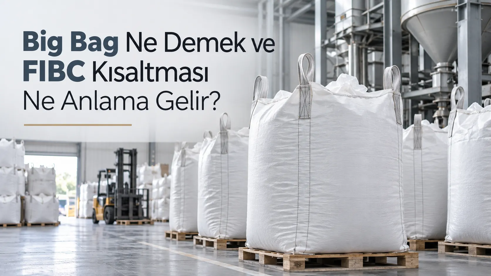 Big Bag Ne Demek ve FIBC Kısaltması Ne Anlama Gelir?