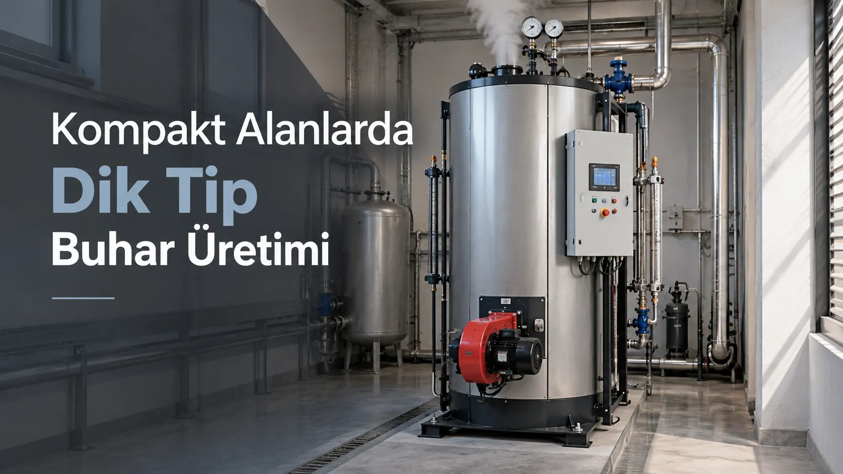 Kompakt Alanlarda Dik Tip Buhar Üretimi