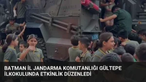 Batman İl Jandarma Komutanlığı Gültepe İlkokulunda Etkinlik Düzenledi