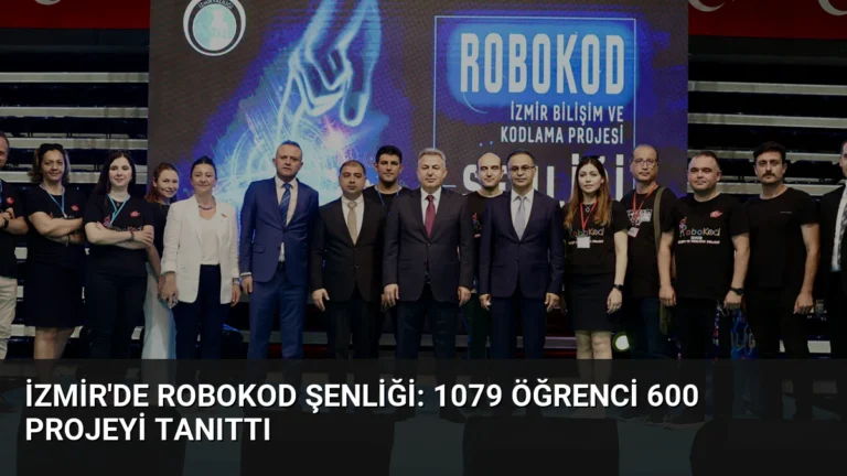 İzmir’de ROBOKOD Şenliği: 1079 Öğrenci 600 Projeyi Tanıttı