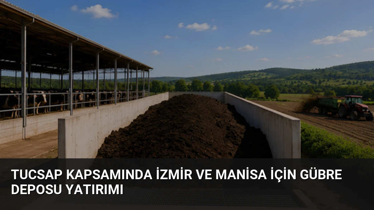 TUCSAP Kapsamında İzmir ve Manisa için Gübre Deposu Yatırımı