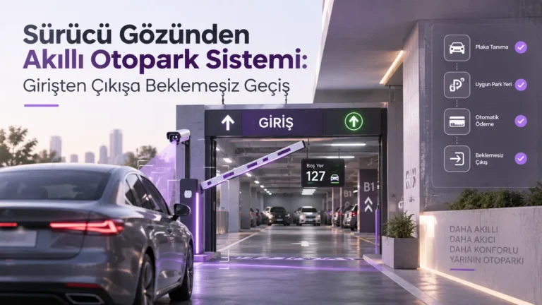 Sürücü Gözünden Akıllı Otopark Sistemi: Girişten Çıkışa Beklemesiz Geçiş