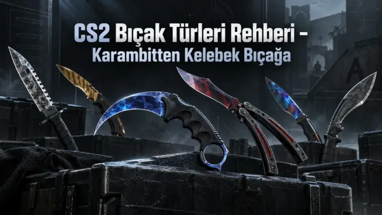 CS2 Bıçak Türleri Rehberi – Karambitten Kelebek Bıçağa