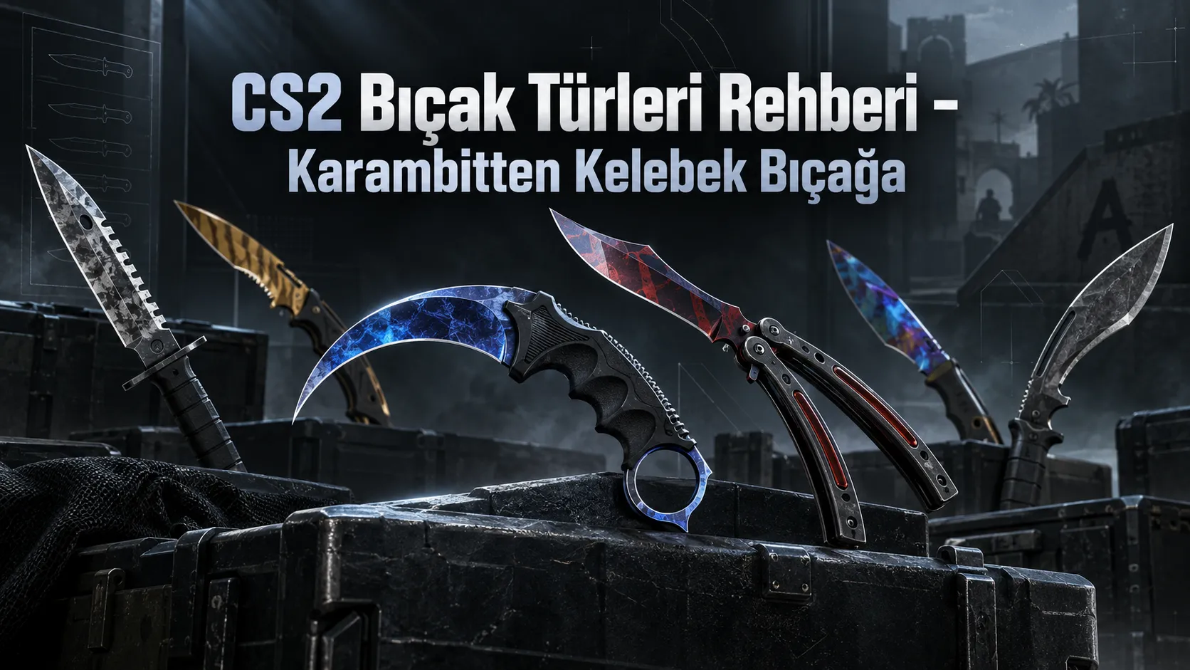 CS2 Bıçak Türleri Rehberi – Karambitten Kelebek Bıçağa